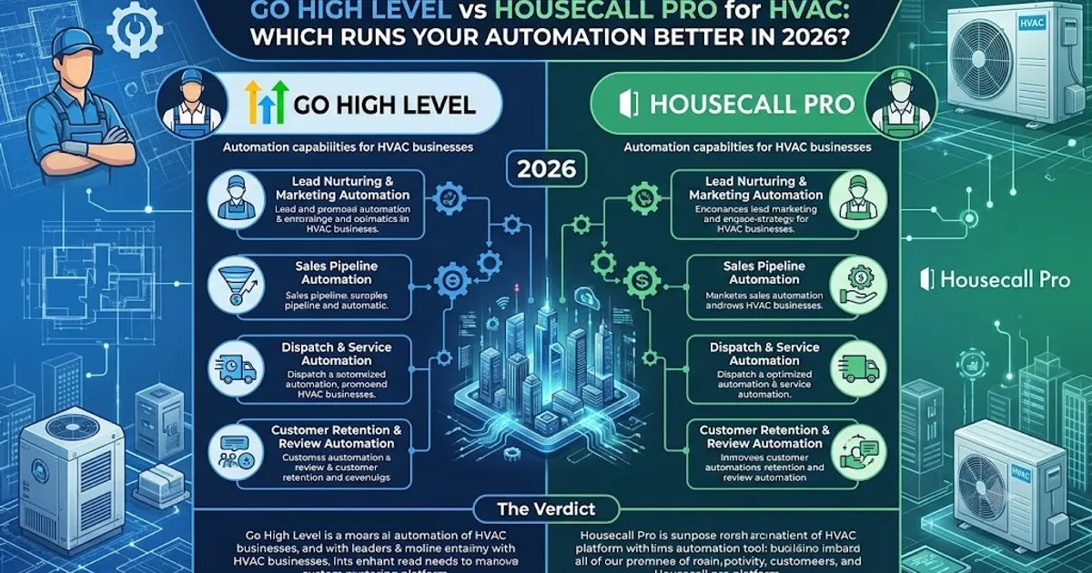 Go High Level vs Housecall Pro for HVAC: Which Runs Your Automation Better in 2026?